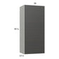 RTA Euro Cafe 18" x 40-1/4" Wall Cabinet