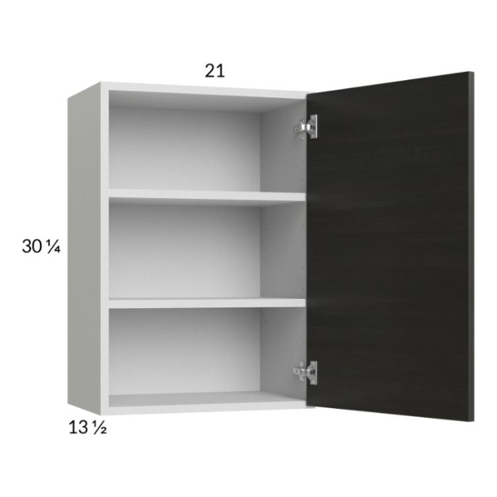 RTA Euro Cafe 21" x 30-1/4" Wall Cabinet with 1 Finished End Panel