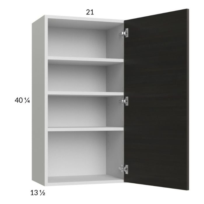 RTA Euro Cafe 21" x 40-1/4" Wall Cabinet with 2 Finished End Panels