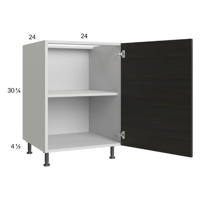 RTA Euro Cafe 24" Full Height Door Base Cabinet with 1 Door and 2 Finished End Panels