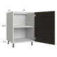 RTA Euro Cafe 24" Full Height Door Base Cabinet with 1 Door