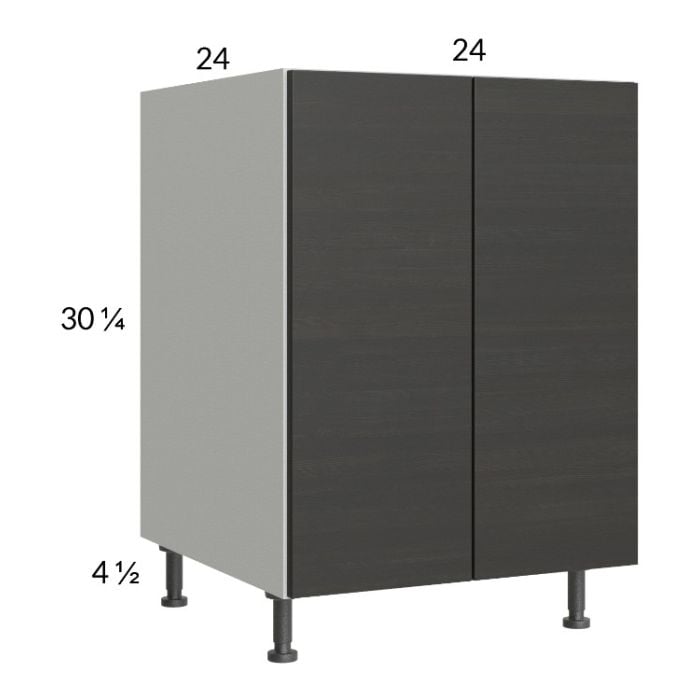 RTA Euro Cafe 24" Full Height Door Base Cabinet with 2 Finished End Panels