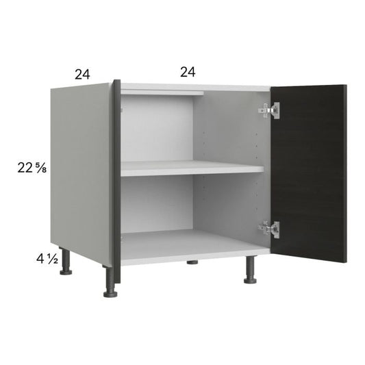RTA Euro Cafe 24" Full Height Door Desk Base Cabinet with 2 Finished End Panels