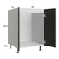 RTA Euro Cafe 24" Full Height Door Sink Base Cabinet