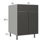RTA Euro Cafe 24" Sink Base Cabinet