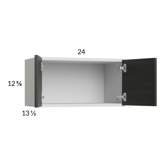 RTA Euro Cafe 24" x 12-5/8" Wall Cabinet with 1 Finished End Panel