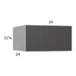 RTA Euro Cafe 24" x 12-5/8" x 24" Flip Up Door Wall Cabinet with 1 Finished End Panel