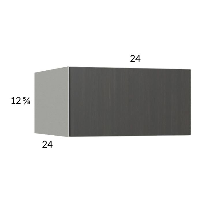 RTA Euro Cafe 24" x 12-5/8" x 24" Flip Up Door Wall Cabinet with 2 Finished End Panels