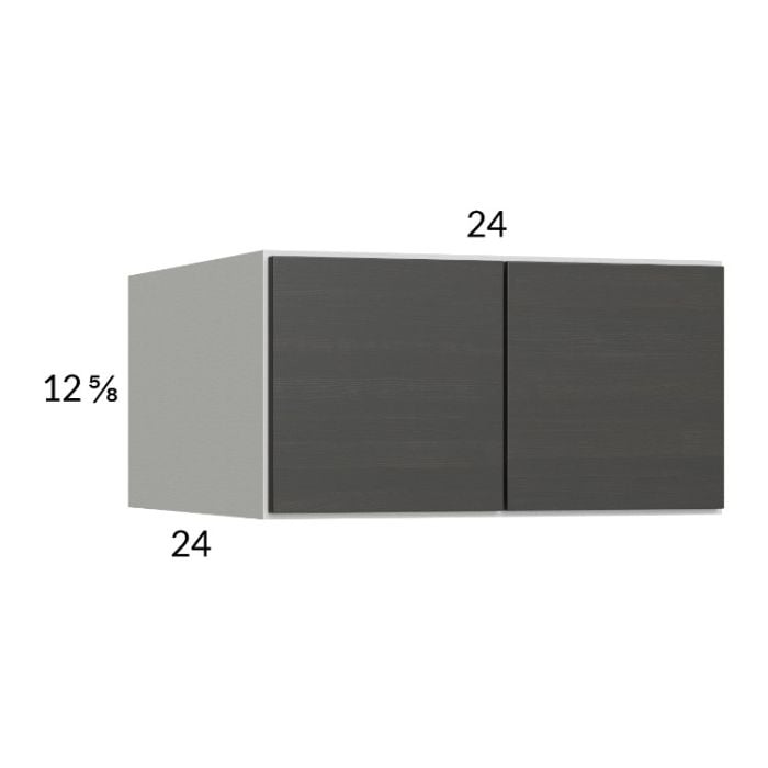 RTA Euro Cafe 24" x 12-5/8" x 24" Wall Cabinet with 2 Finished End Panels