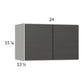 RTA Euro Cafe 24" x 15-1/8" Wall Cabinet with 1 Finished End Panel