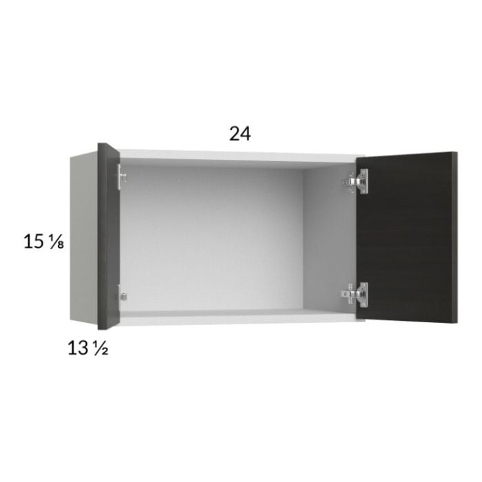 RTA Euro Cafe 24" x 15-1/8" Wall Cabinet with 2 Finished End Panels