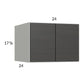 RTA Euro Cafe 24" x 17-5/8" x 24" Wall Cabinet with 1 Finished End Panel