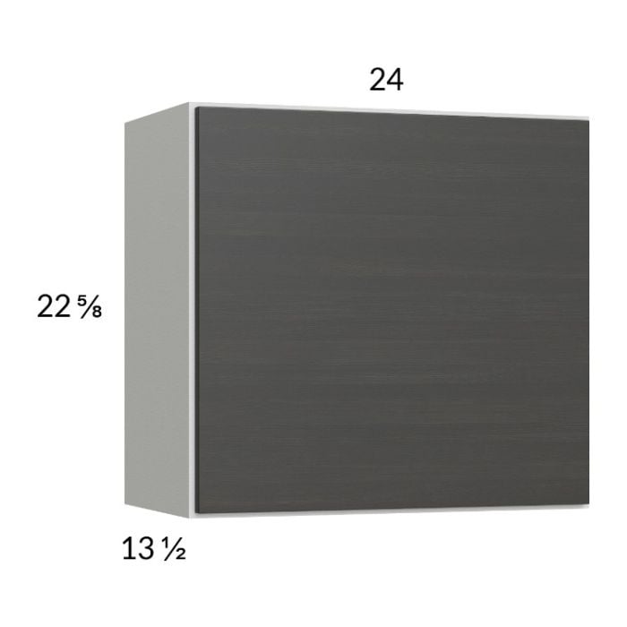 RTA Euro Cafe 24" x 22-5/8" Wall Cabinet with 1 Door and 1 Finished End Panel