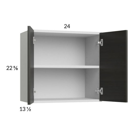 RTA Euro Cafe 24" x 22-5/8" Wall Cabinet with 2 Finished End Panels