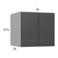 RTA Euro Cafe 24" x 22-5/8" x 24" Wall Cabinet with 2 Finished End Panels