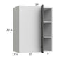 RTA Euro Cafe 24" x 30-1/4" Blind Corner Wall Cabinet