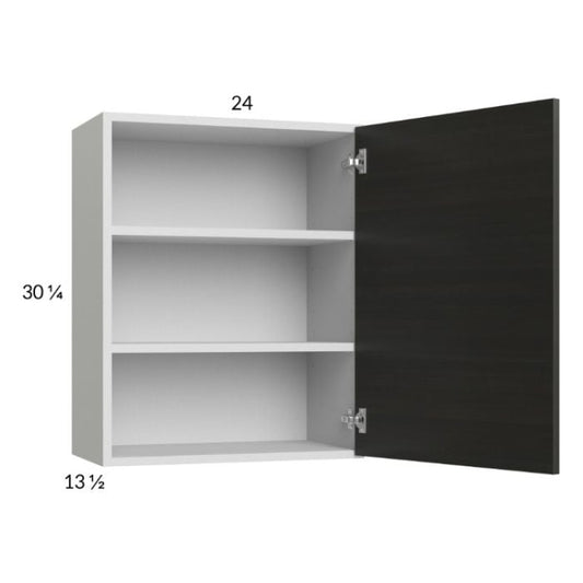 RTA Euro Cafe 24" x 30-1/4" Wall Cabinet with 1 Door and 2 Finished End Panels