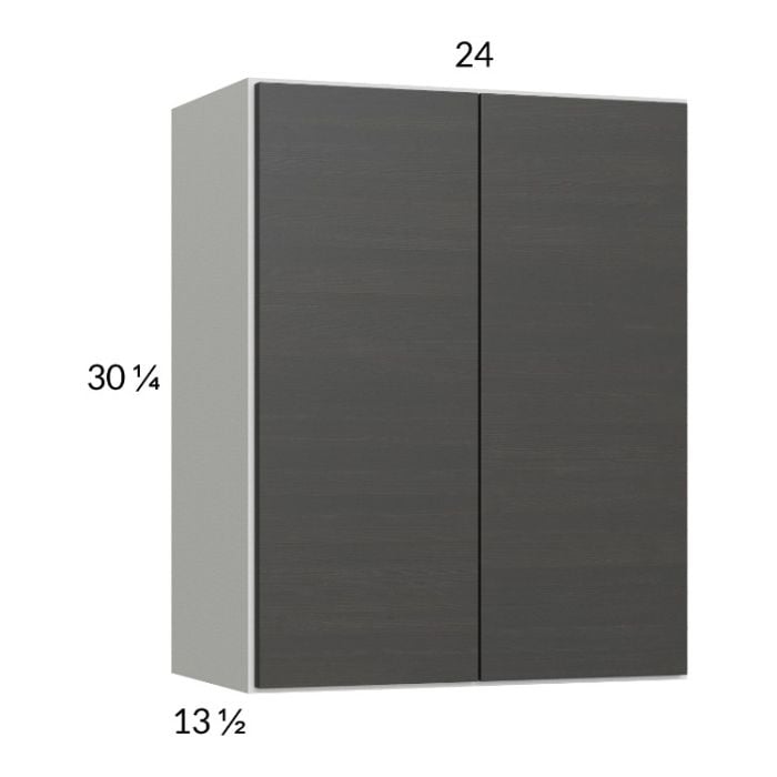 RTA Euro Cafe 24" x 30-1/4" Wall Cabinet with 1 Finished End Panel