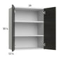 RTA Euro Cafe 24" x 30-1/4" Wall Cabinet