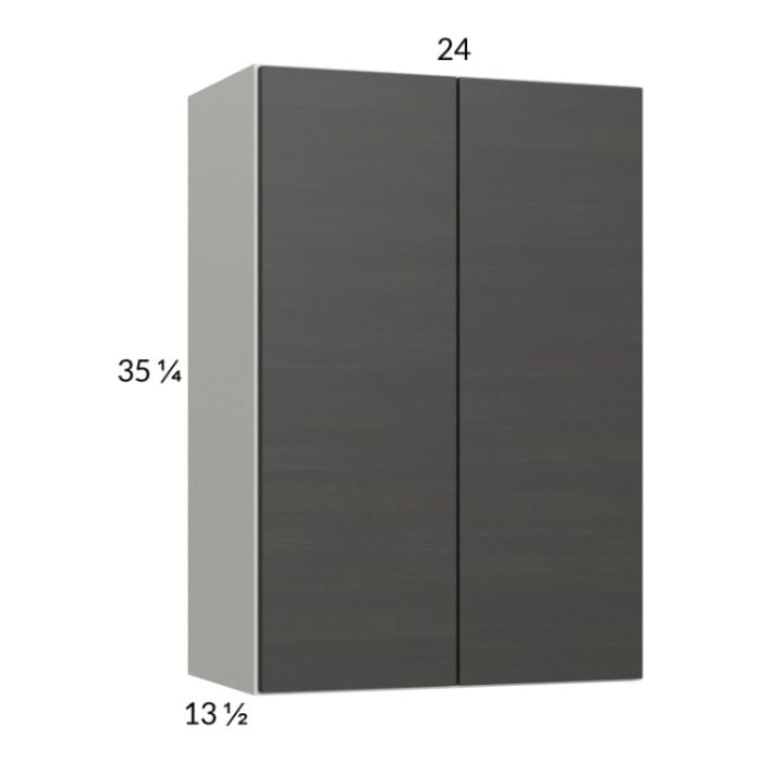 RTA Euro Cafe 24" x 35-1/4" Wall Cabinet with 1 Finished End Panel