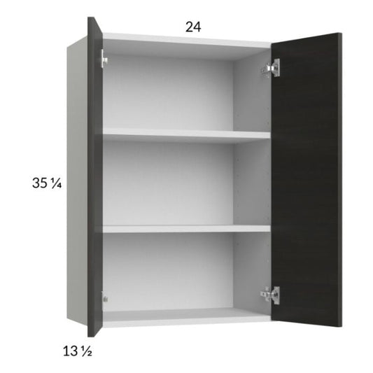 RTA Euro Cafe 24" x 35-1/4" Wall Cabinet with 2 Finished End Panels