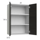 RTA Euro Cafe 24" x 35-1/4" Wall Cabinet