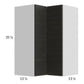 RTA Euro Cafe 24" x 35-1/4" Wall Easy Reach Cabinet with 2 Finished End Panels