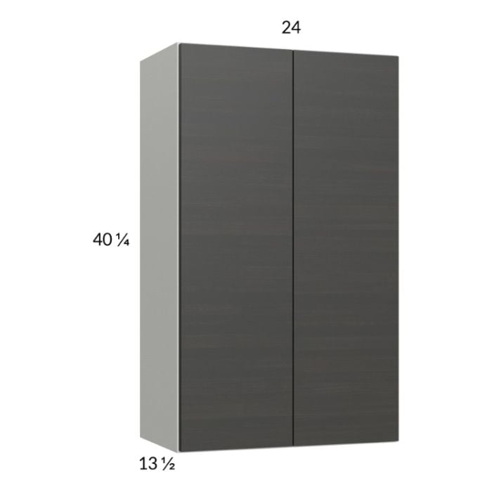 RTA Euro Cafe 24" x 40-1/4" Wall Cabinet with 1 Finished End Panel