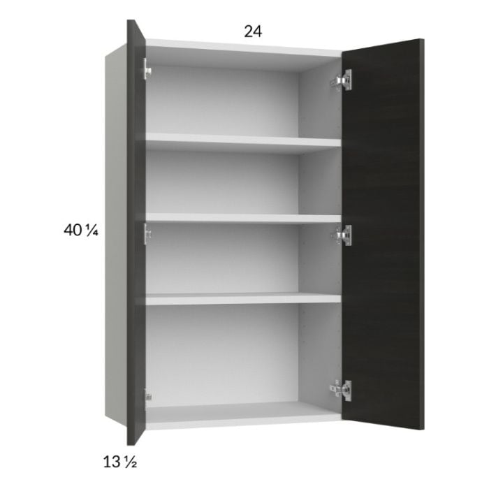 RTA Euro Cafe 24" x 40-1/4" Wall Cabinet with 1 Finished End Panel