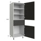 RTA Euro Cafe 24" x 71-1/4" Utility Cabinet with 1 Door, 1 Drawer, and 2 Finished End Panels