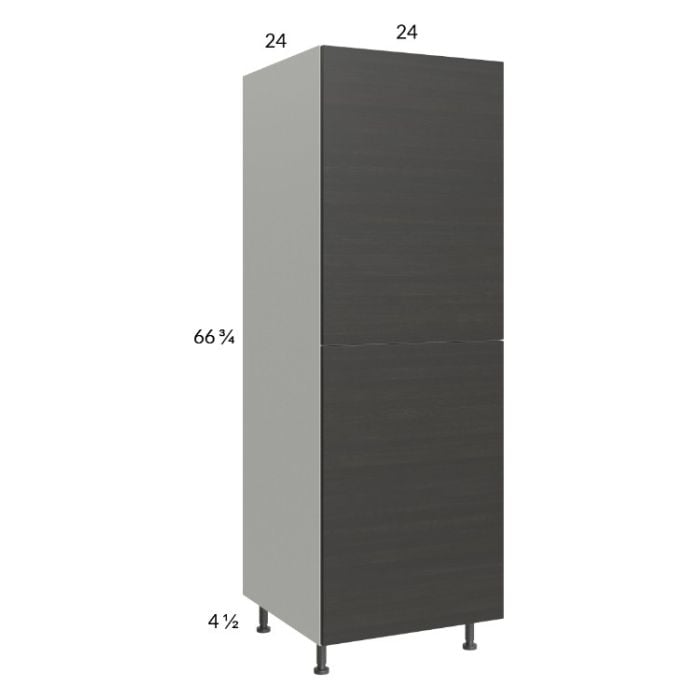 RTA Euro Cafe 24" x 71-1/4" Utility Cabinet with 1 Door with 2 Finished End Panels
