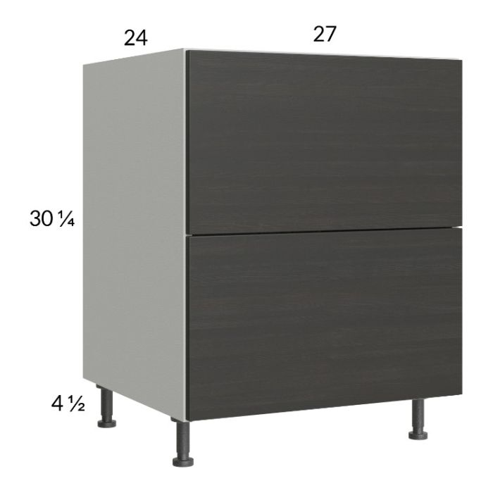 RTA Euro Cafe 27" 2-Drawer Range Base Cabinet