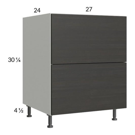 RTA Euro Cafe 27" 2-Drawer Range Base Cabinet