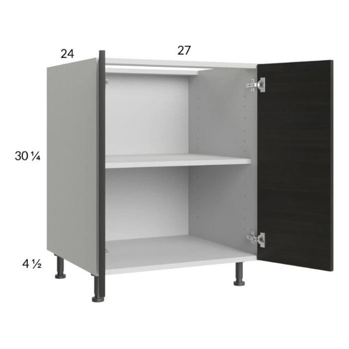 RTA Euro Cafe 27" Full Height Door Base Cabinet with 2 Finished End Panels