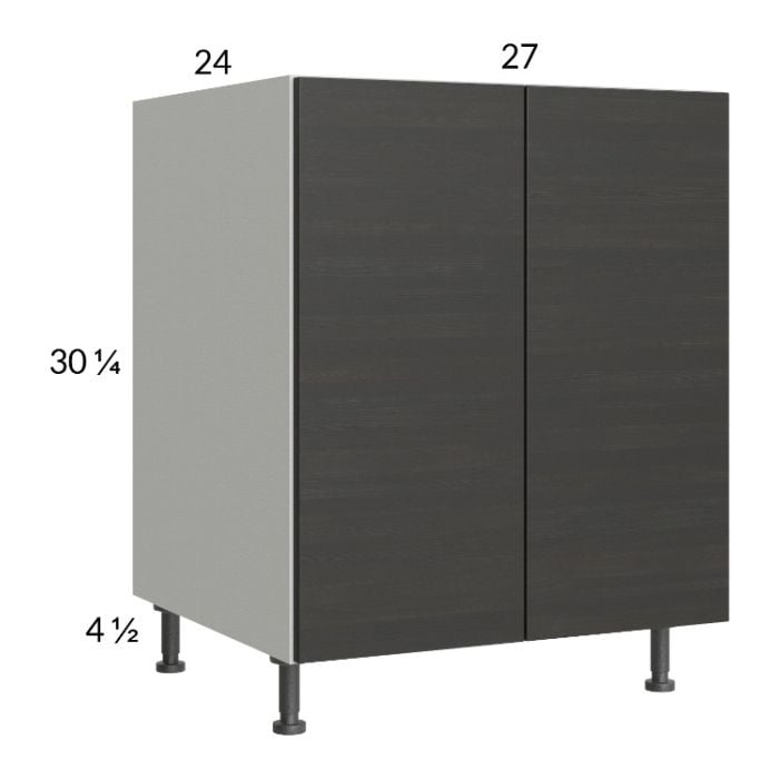 RTA Euro Cafe 27" Full Height Door Sink Base Cabinet