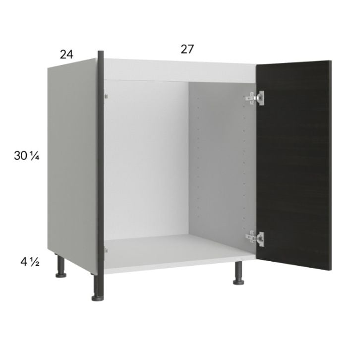 RTA Euro Cafe 27" Full Height Door Sink Base Cabinet