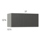 RTA Euro Cafe 27" x 12-5/8" Flip Up Door Wall Cabinet with 1 Finished End Panel