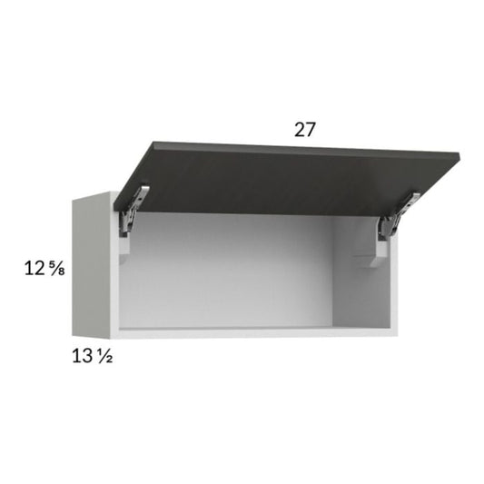 RTA Euro Cafe 27" x 15-1/8" Flip Up Door Wall Cabinet with 1 Finished End Panel