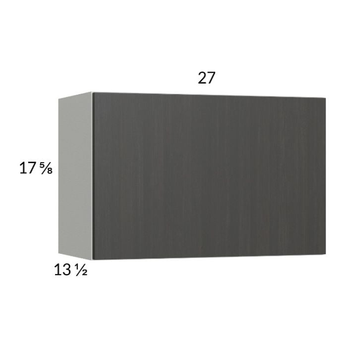 RTA Euro Cafe 27" x 17-5/8" Flip Up Door Wall Cabinet with 1 Finished End Panel