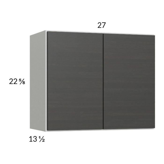 RTA Euro Cafe 27" x 22-5/8" Wall Cabinet with 1 Finished End Panel