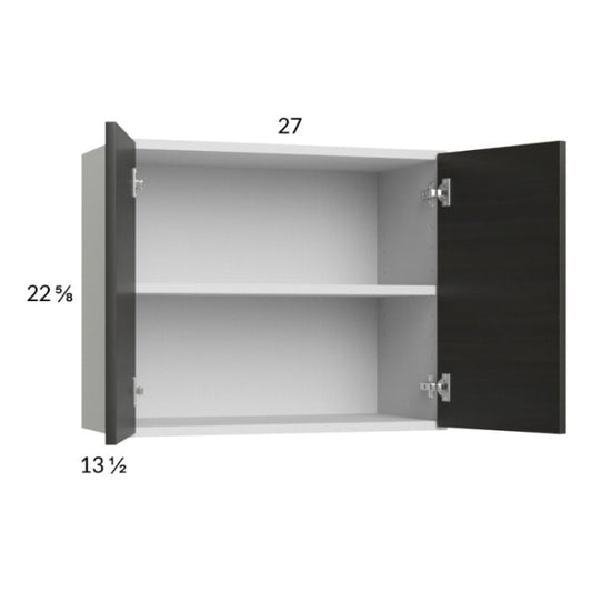RTA Euro Cafe 27" x 22-5/8" Wall Cabinet with 2 Finished End Panels