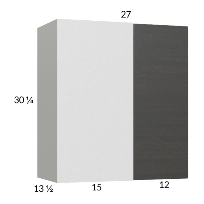 RTA Euro Cafe 27" x 30-1/4" Blind Corner Wall Cabinet