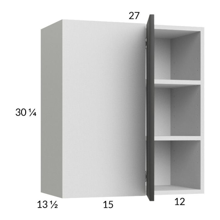 RTA Euro Cafe 27" x 30-1/4" Blind Corner Wall Cabinet