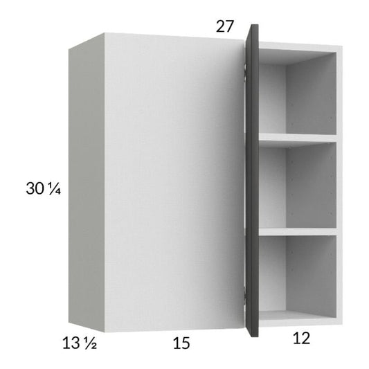RTA Euro Cafe 27" x 30-1/4" Blind Corner Wall Cabinet
