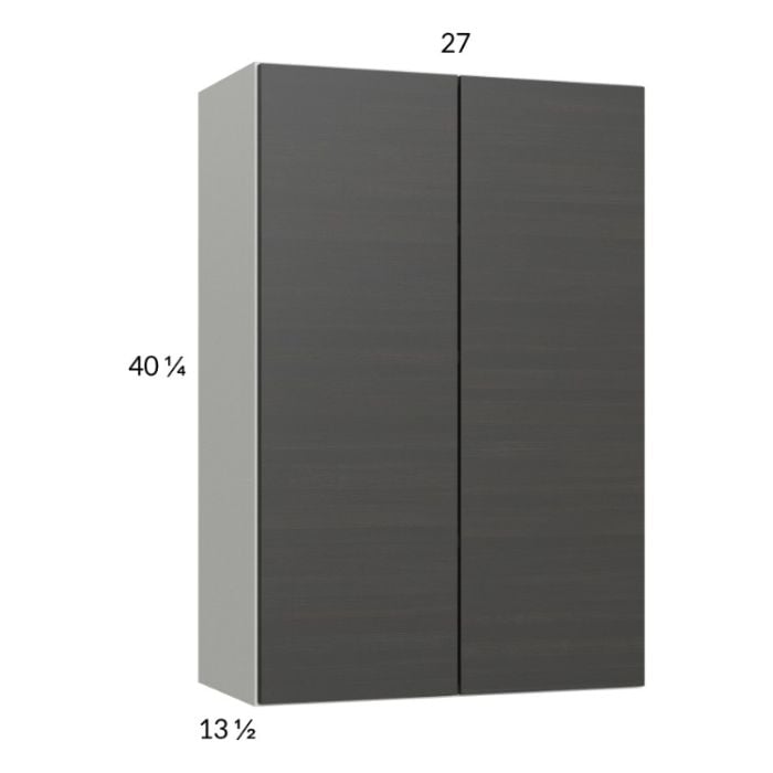 RTA Euro Cafe 27" x 40-1/4" Wall Cabinet with 2 Finished End Panels