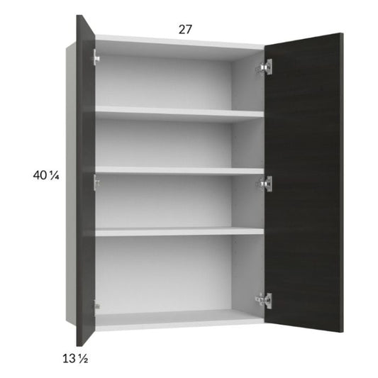 RTA Euro Cafe 27" x 40-1/4" Wall Cabinet with 2 Finished End Panels