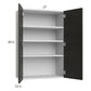 RTA Euro Cafe 27" x 40-1/4" Wall Cabinet