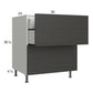 RTA Euro Cafe 30" 2-Drawer Base Cabinet with 1 Inner Drawer and 1 Finished End Panel