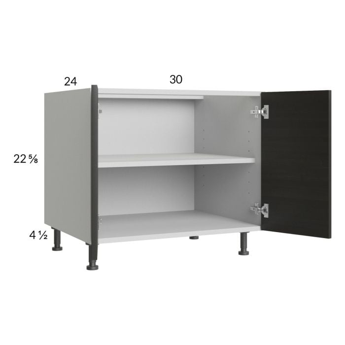 RTA Euro Cafe 30" Full Height Door Desk Base Cabinet
