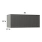 RTA Euro Cafe 30" x 12-5/8" Flip Up Door Wall Cabinet with 1 Finished End Panel